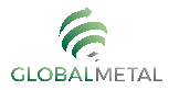 Global metal logo